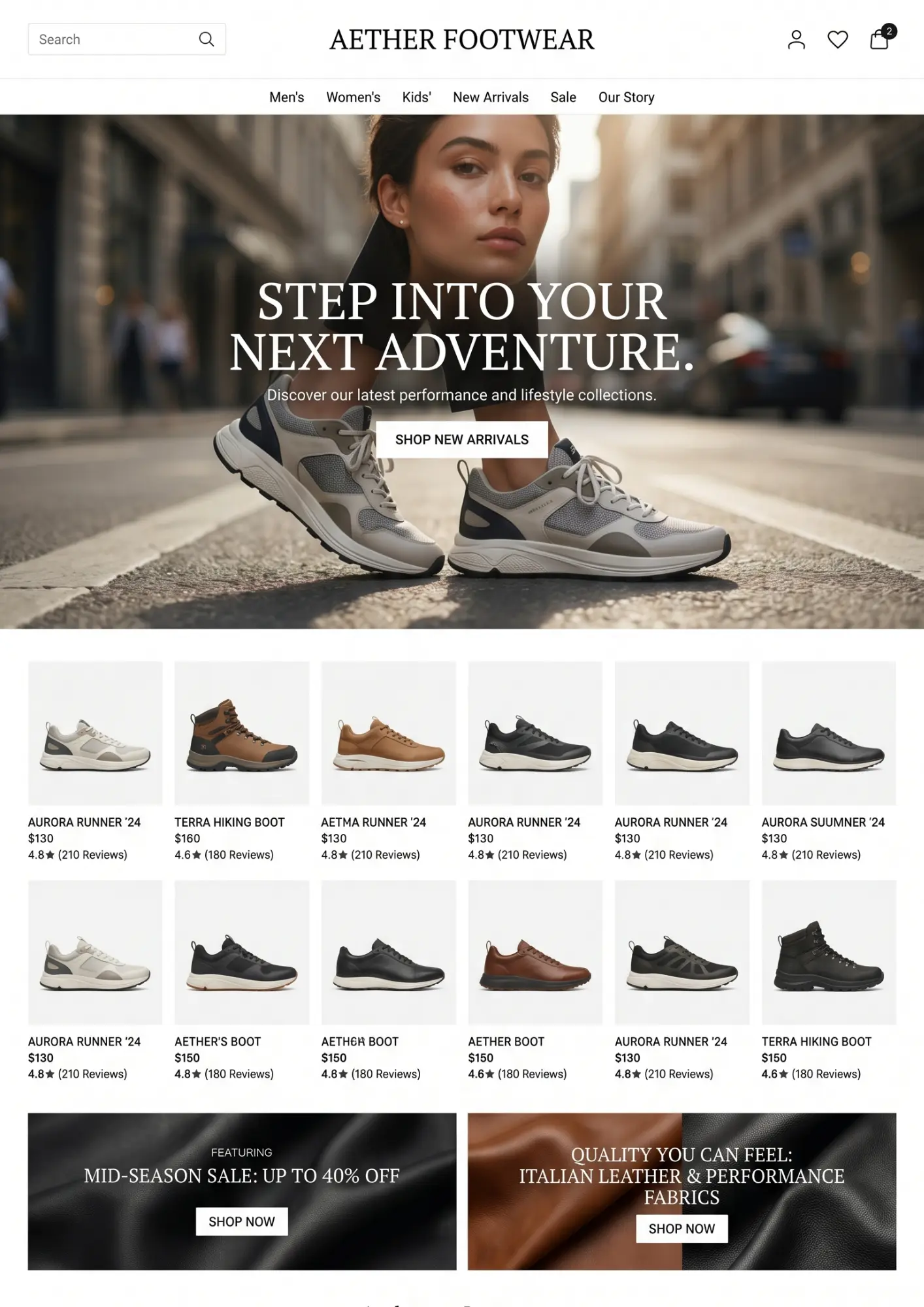 E-commerce Website Template