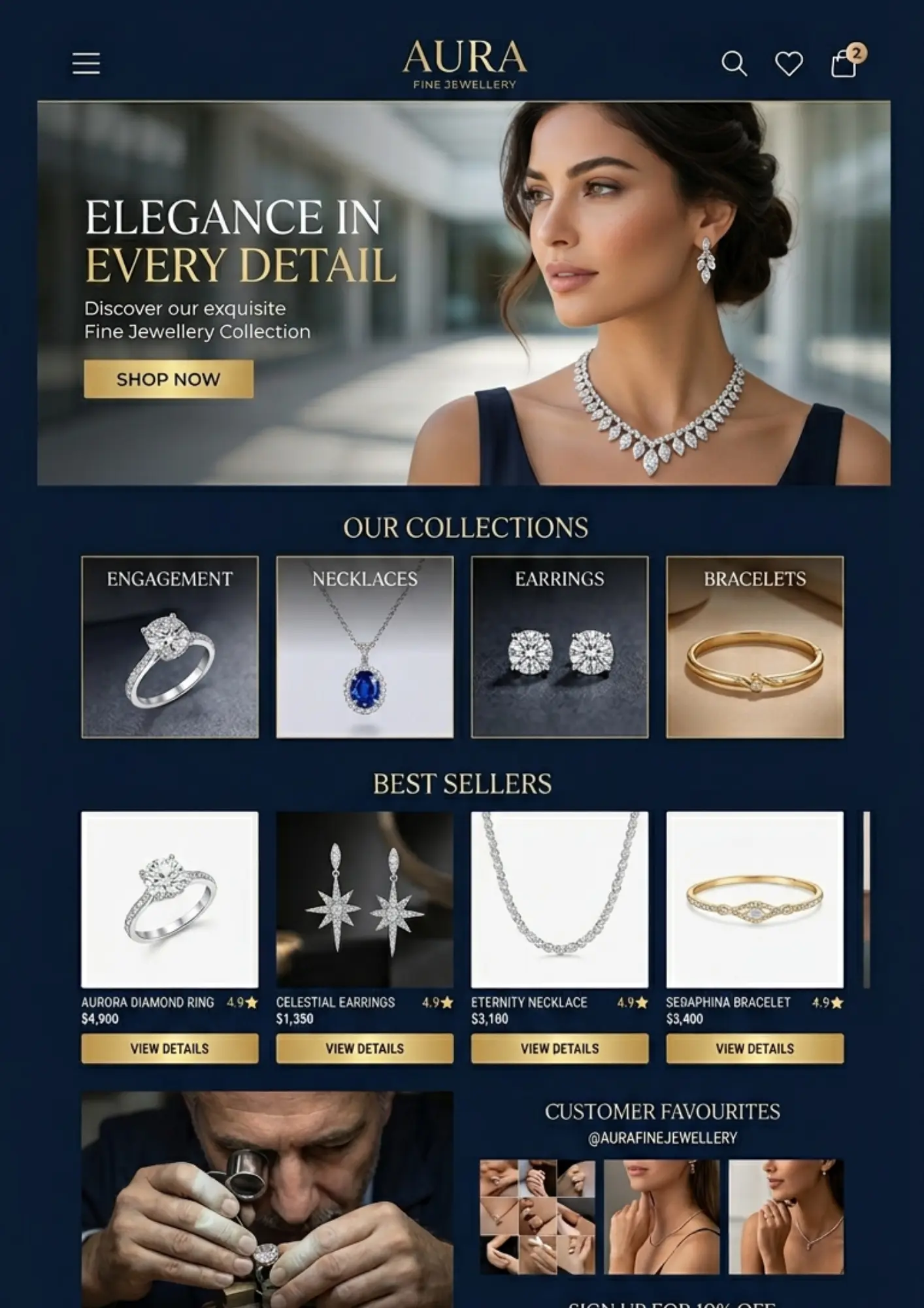 Jewellery Website Template